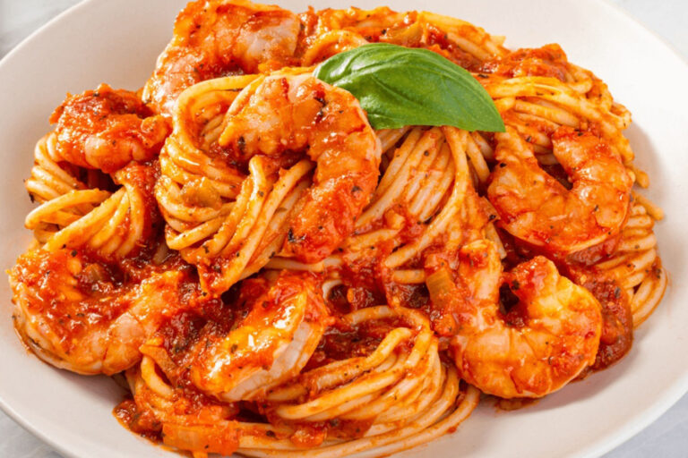 shrimp marinara pasta