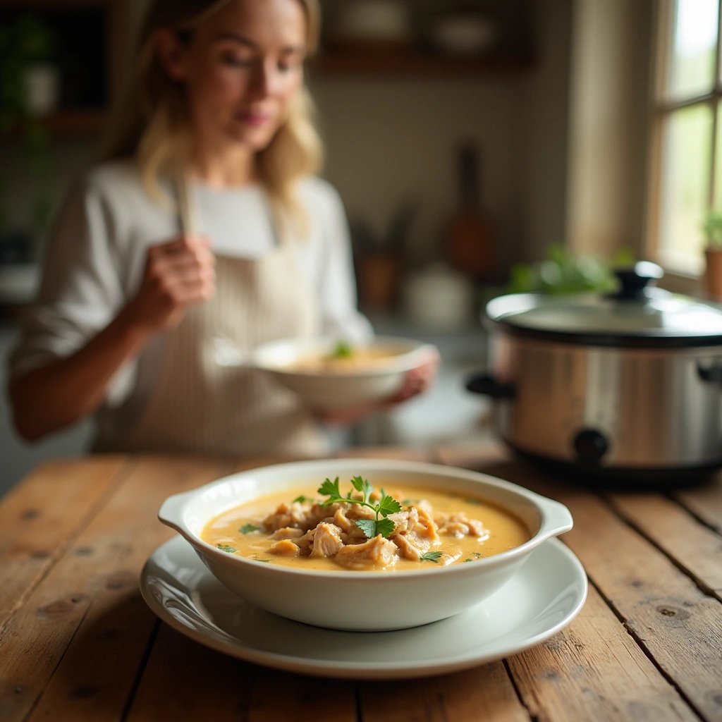 slow cooker chicken cream of chicken soup