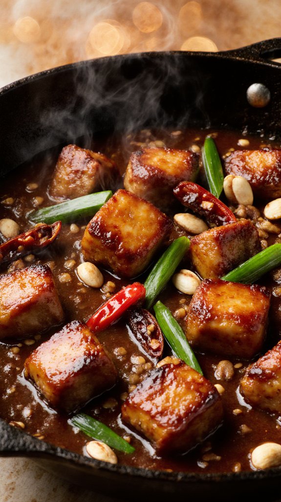 authentic spicy kung pao chicken