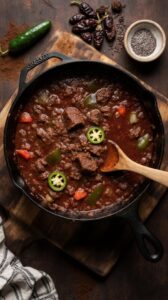 bold flavors in chili