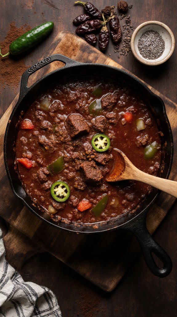 bold flavors in chili