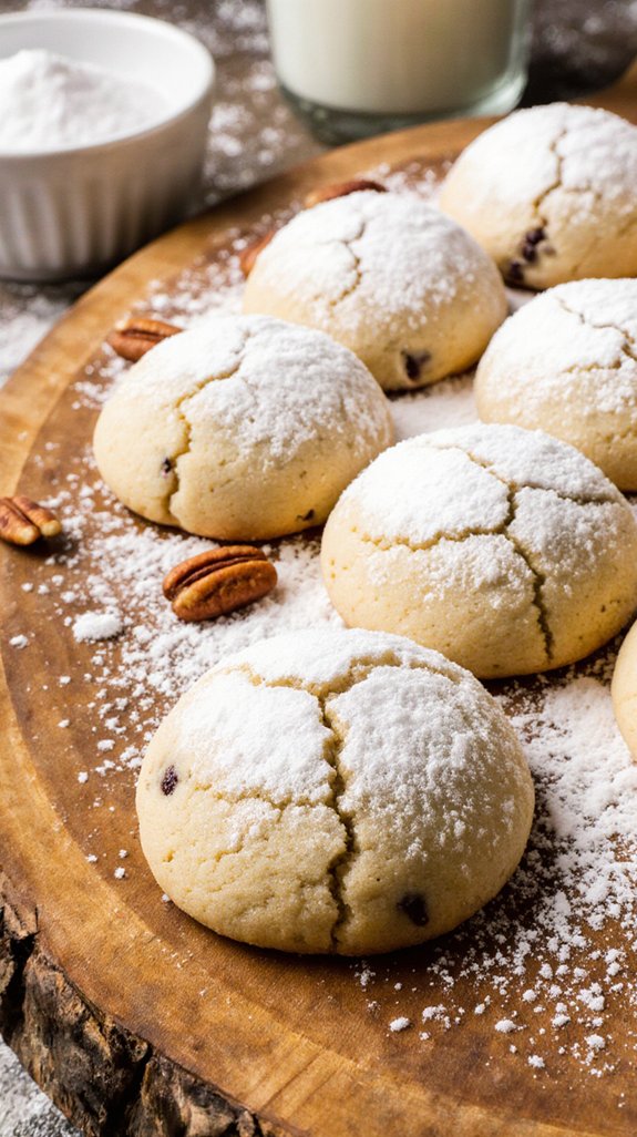 buttery mexican wedding cookies