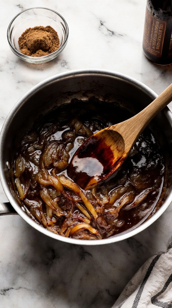 caramelized onions with balsamic