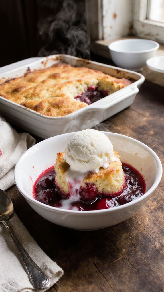 cherry dump cake pairings