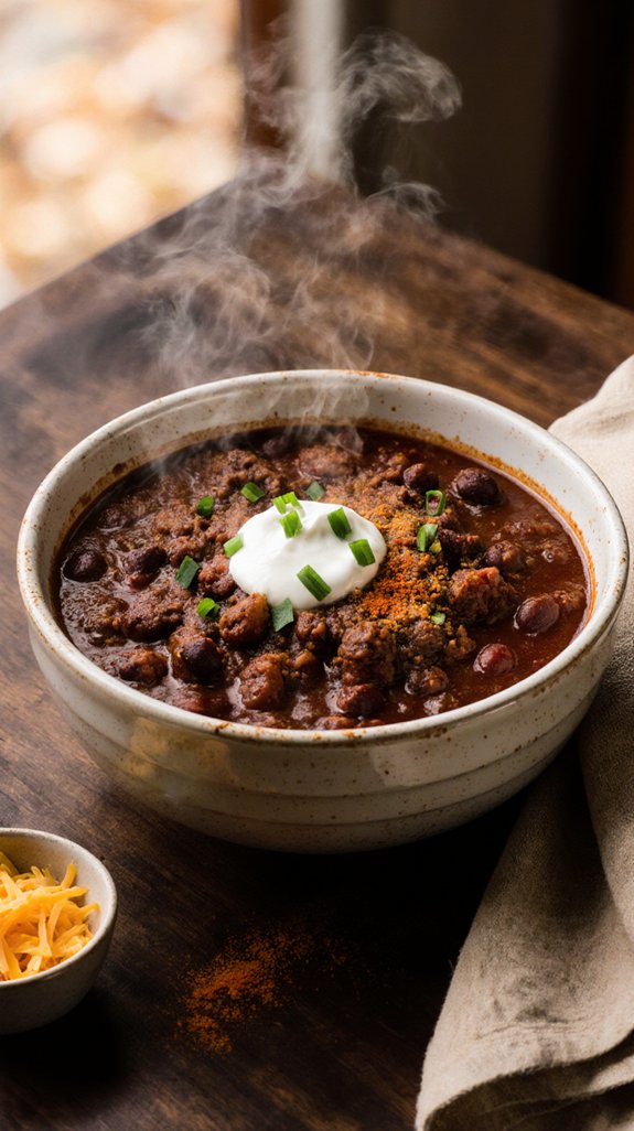 chili toppings and sides