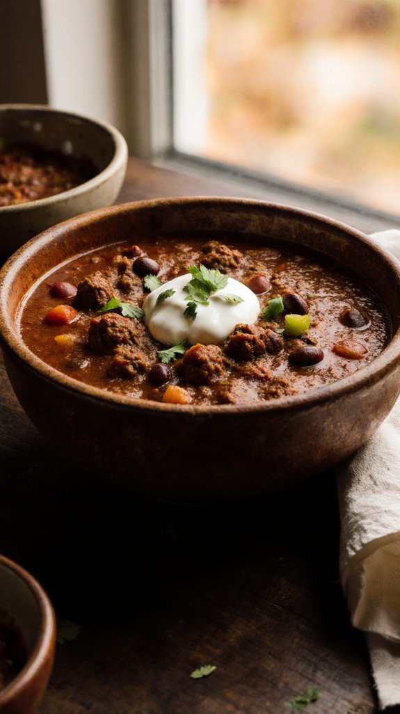 chili toppings and sides