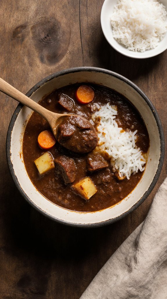 chocolate infused japanese curry