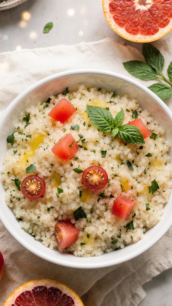 citrus couscous complements grilled meats