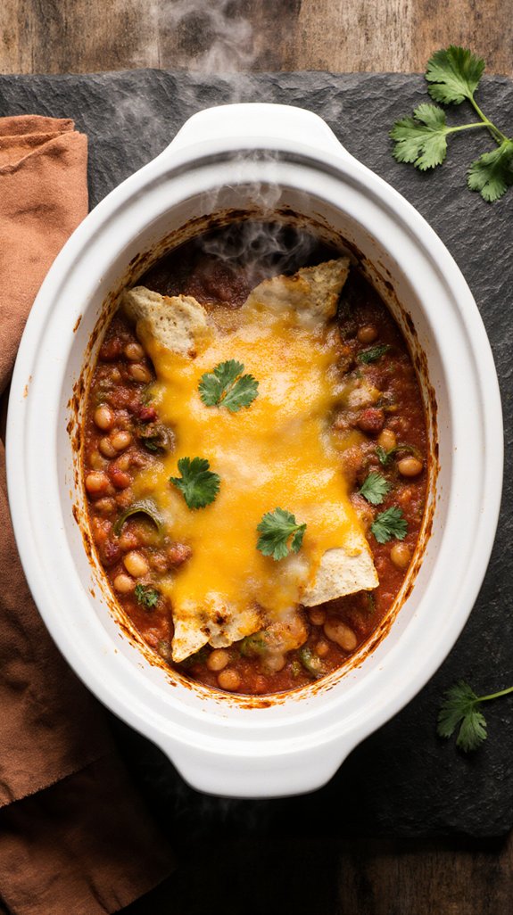 comforting bean enchiladas recipe