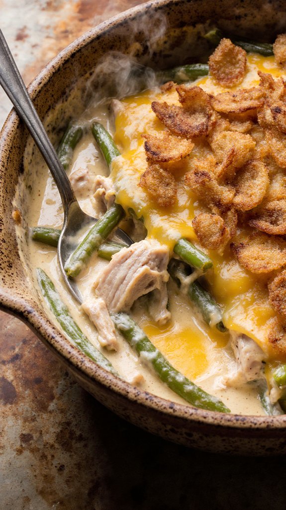 comforting cheesy chicken casserole