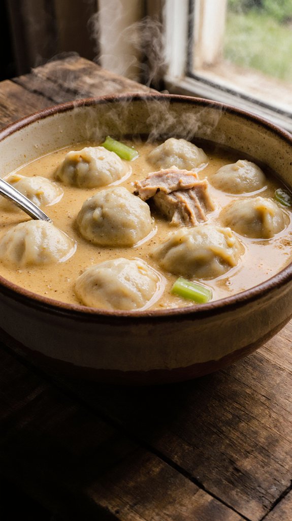 comforting chicken and dumplings