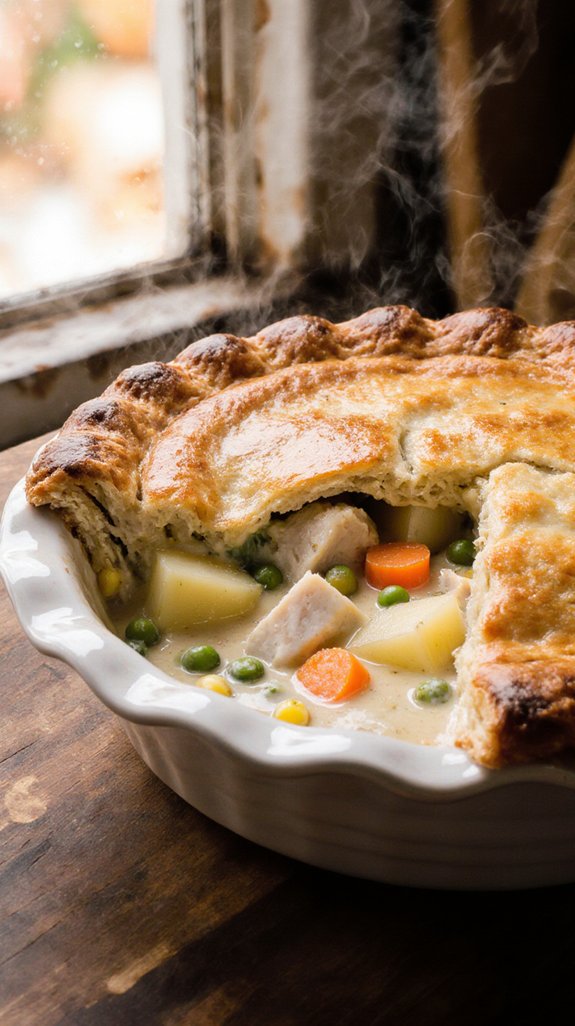 comforting chicken pot pie