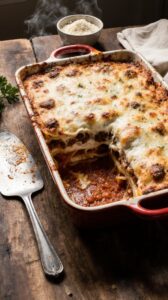 comforting family lasagna dish