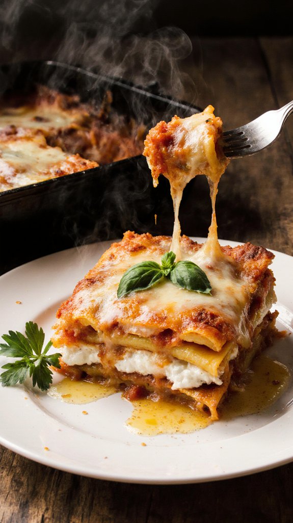 comforting hearty easy lasagna