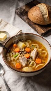 comforting homemade chicken soup