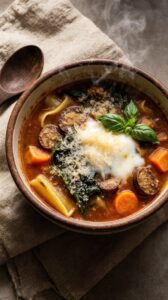 comforting lasagna soup recipe