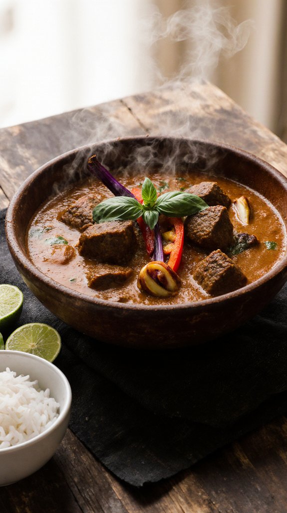 comforting spicy beef stew