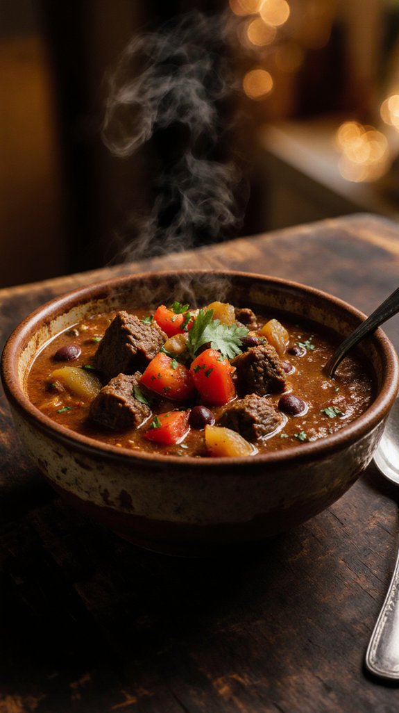 comforting spicy quick stew