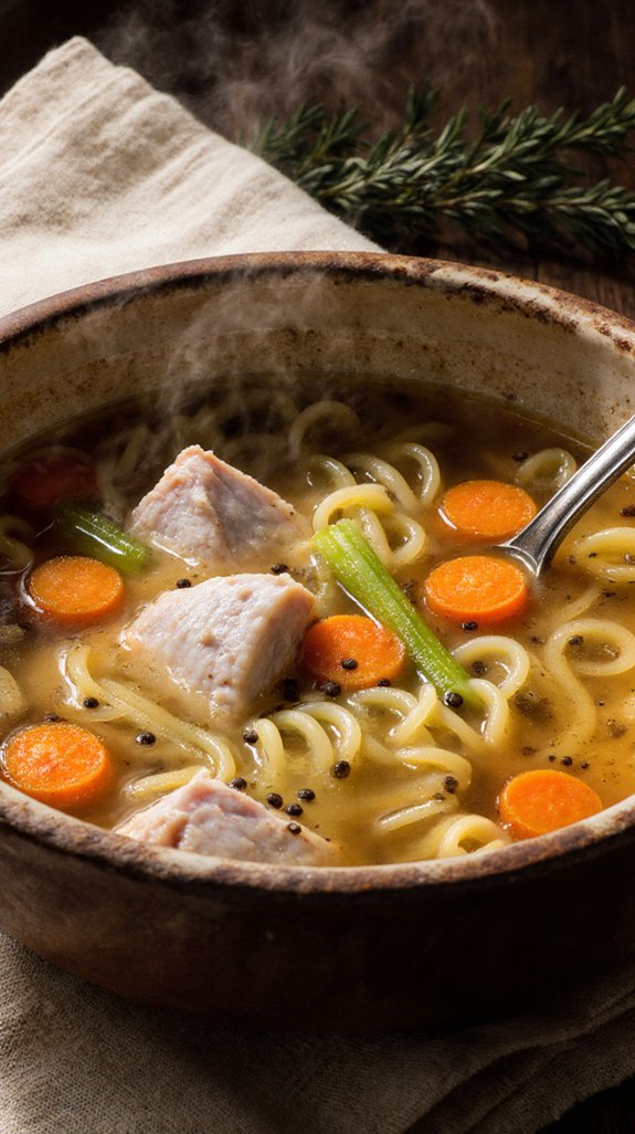 comforting turkey soup recipe