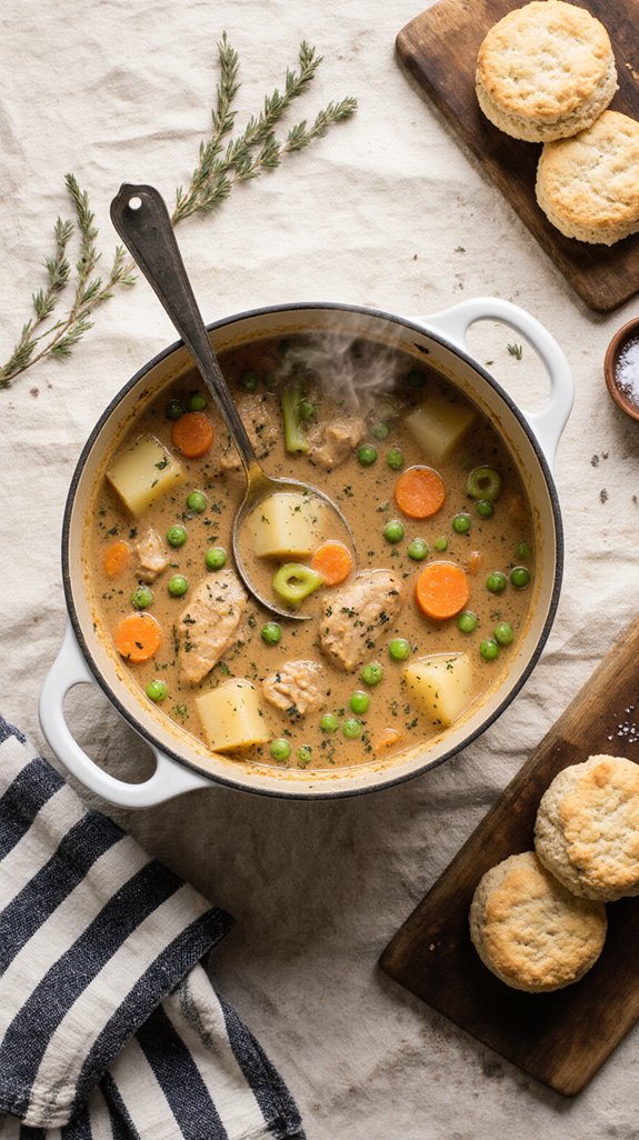 comforting winter chicken stew