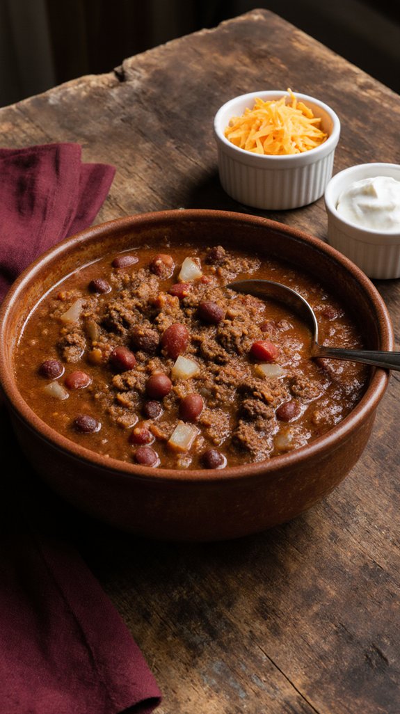 comforting winter chili recipe