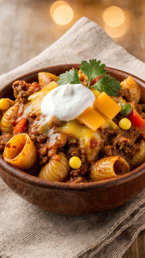 complete your taco pasta