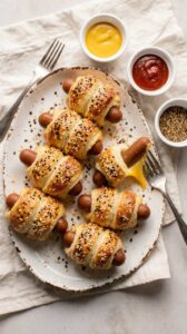 cozy blanket wrapped pigs