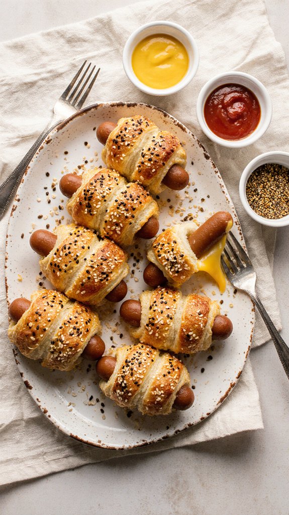 cozy blanket wrapped pigs