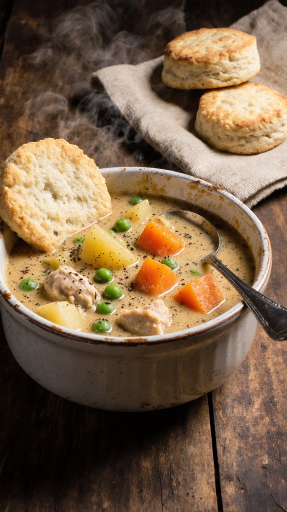 cozy chicken stew accompaniments