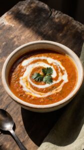 cozy homemade tomato soup