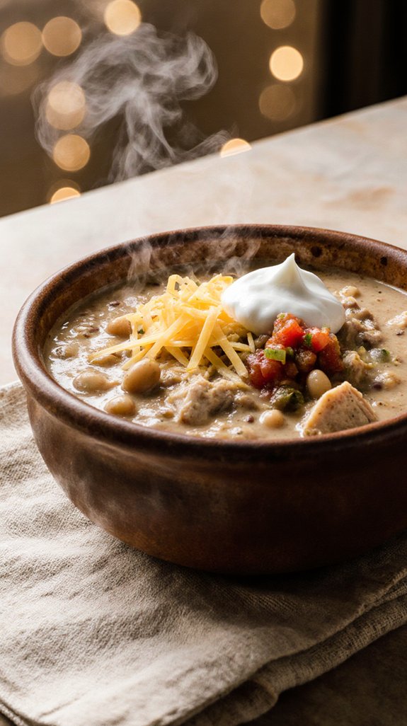 cozy white chicken chili recipe