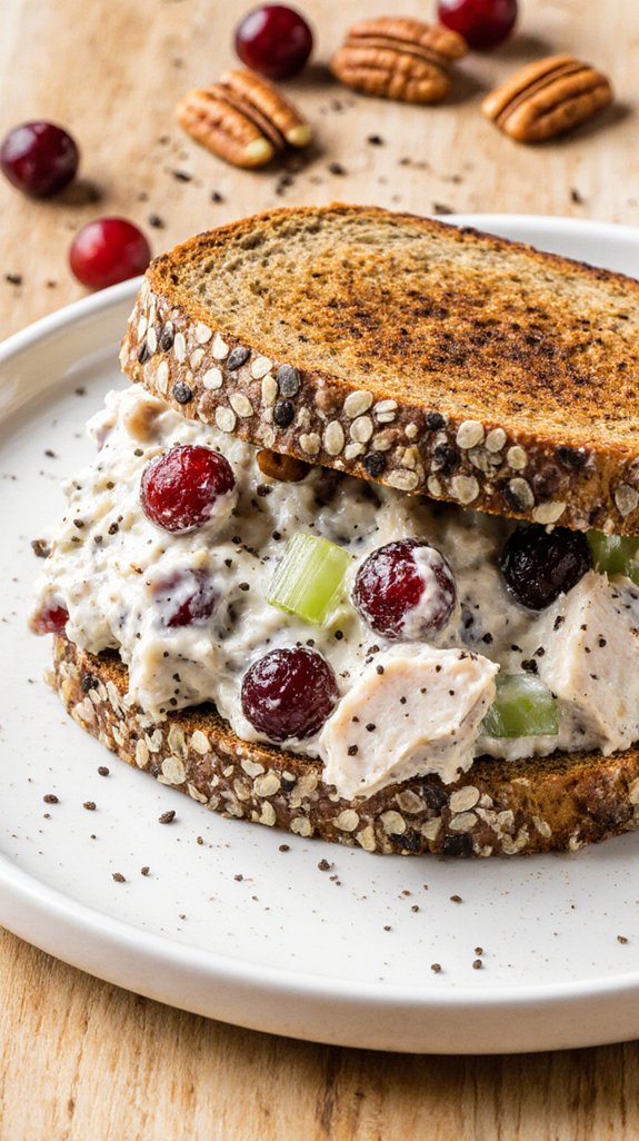 cranberry pecan chicken salad