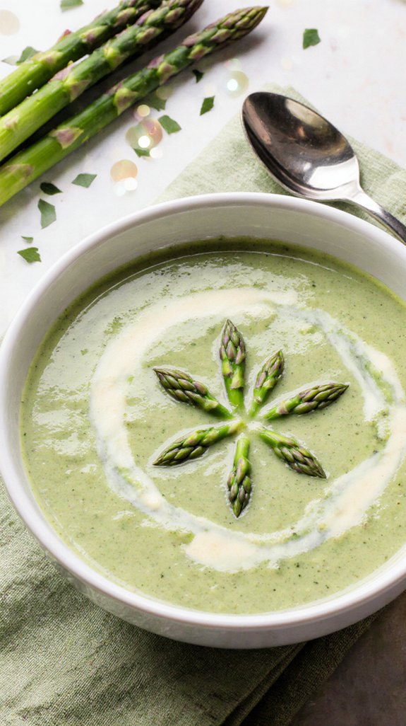 creamy asparagus soup recipe