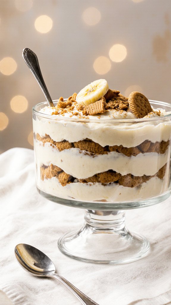 creamy banana pudding layers