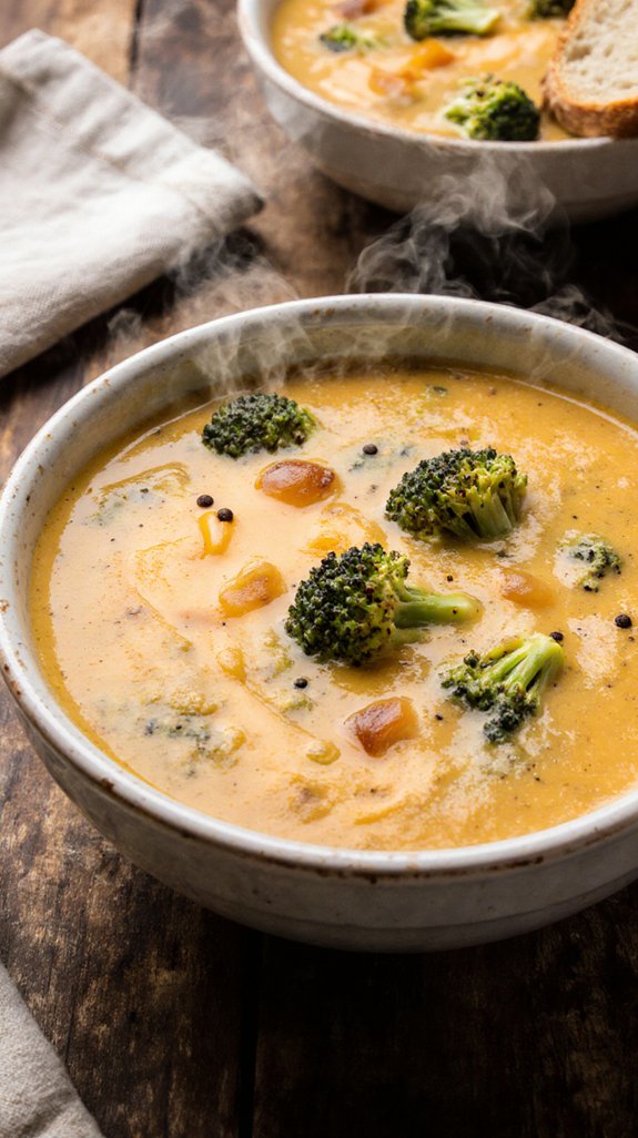 creamy broccoli cheddar soup