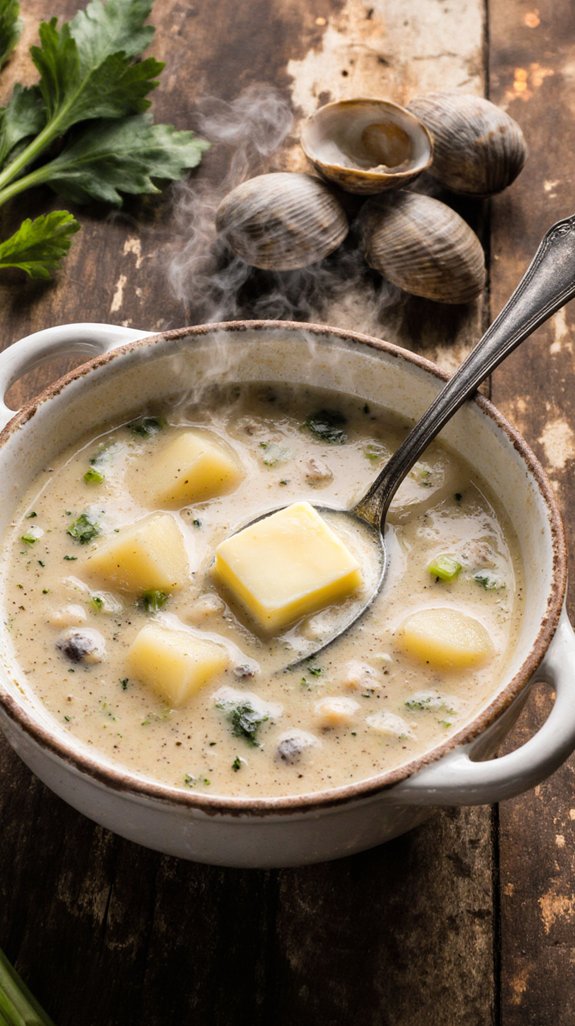 creamy clam chowder recipe