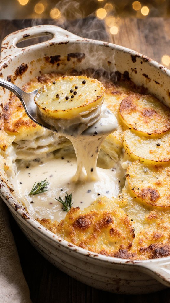 creamy comforting potato dish