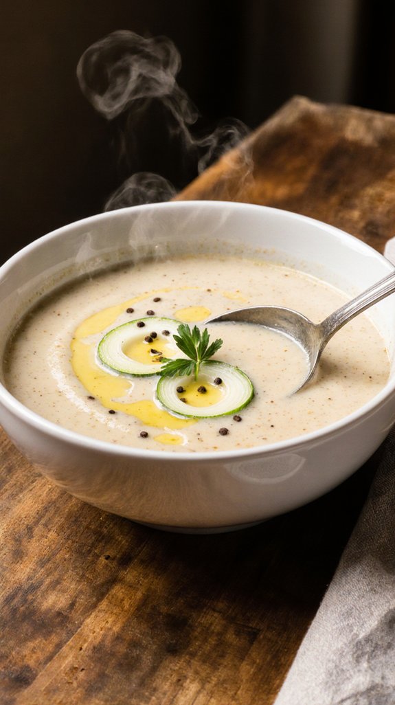 creamy potato leek soup