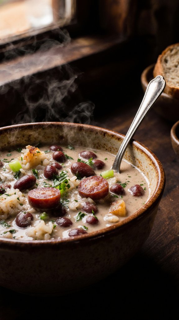 creamy quick red beans