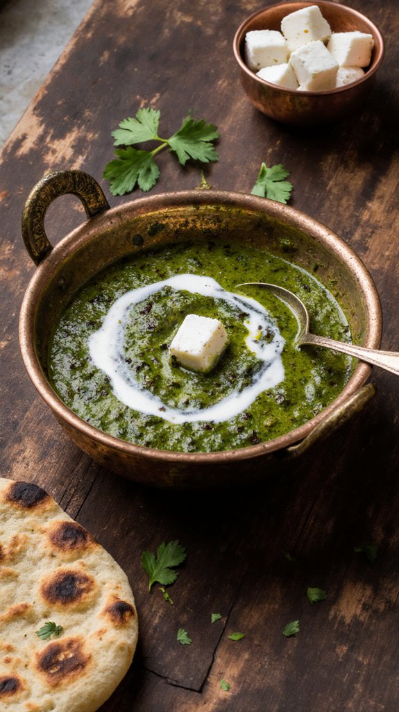 creamy spinach and cheese