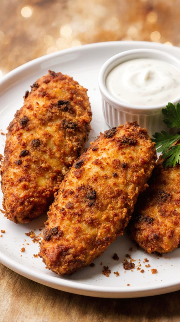 crispy barbecue chicken tenders