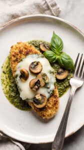 crispy chicken with provolone
