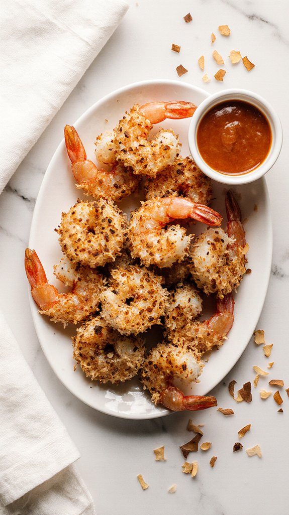 crispy coconut shrimp delight