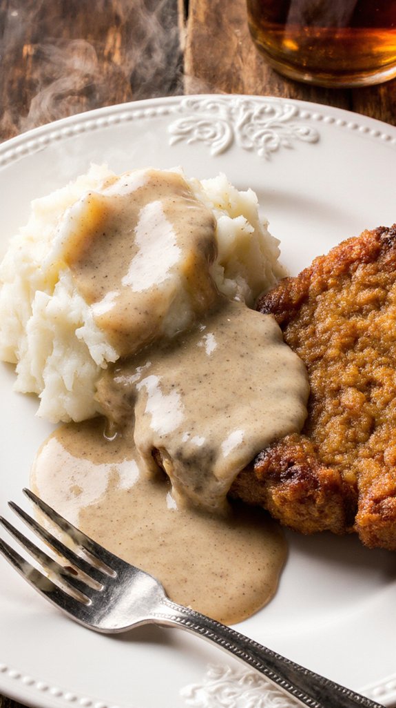 crispy country fried steak