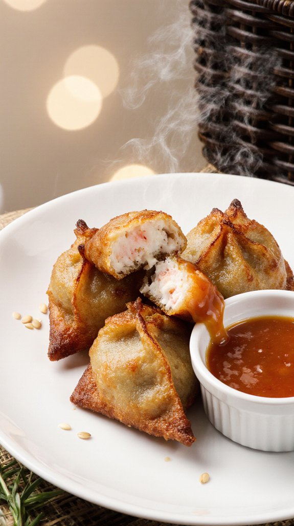 crispy crab rangoon recipe