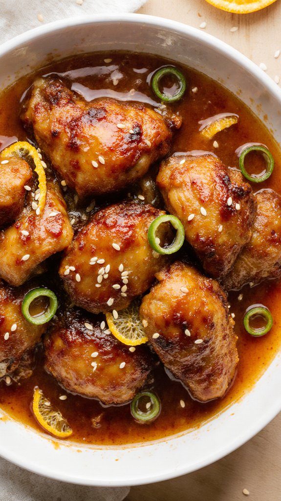 crispy customizable orange chicken