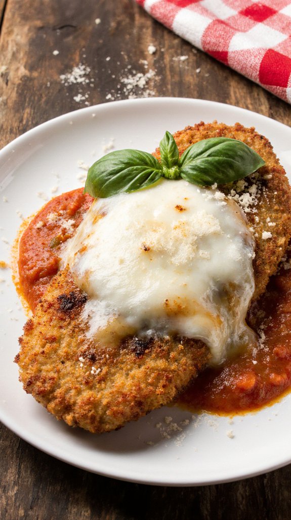 crispy easy chicken parmesan