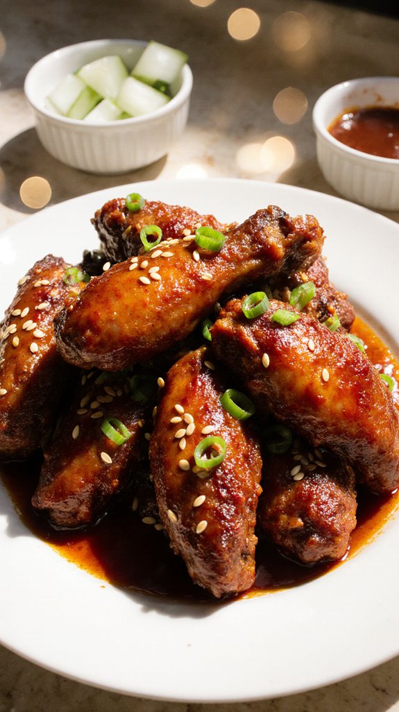 crispy flavorful marinated wings