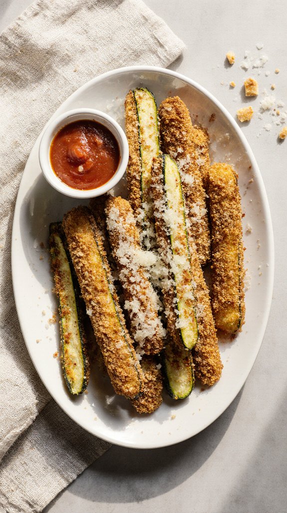 crispy fried zucchini delight