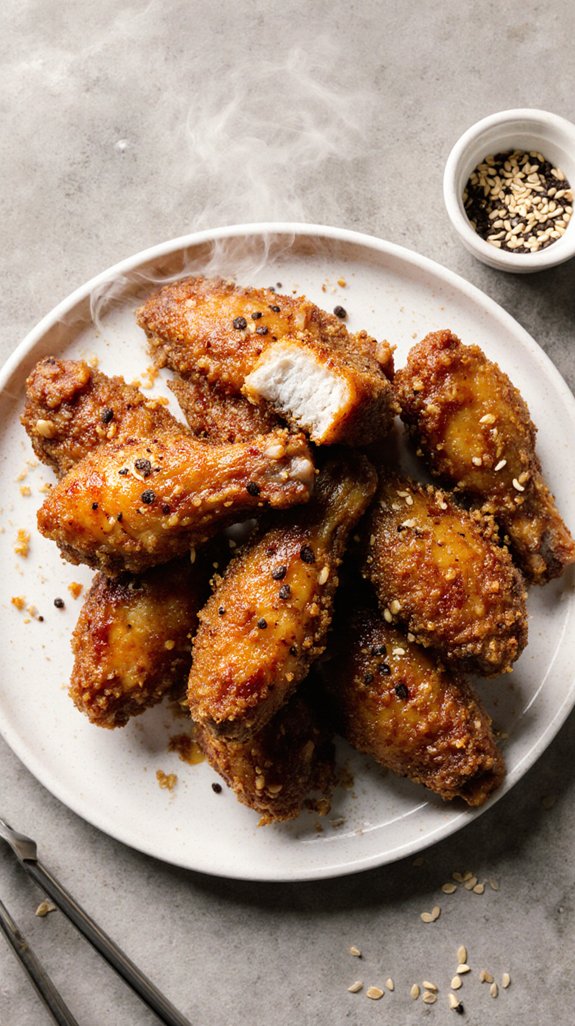 crispy korean chicken wings